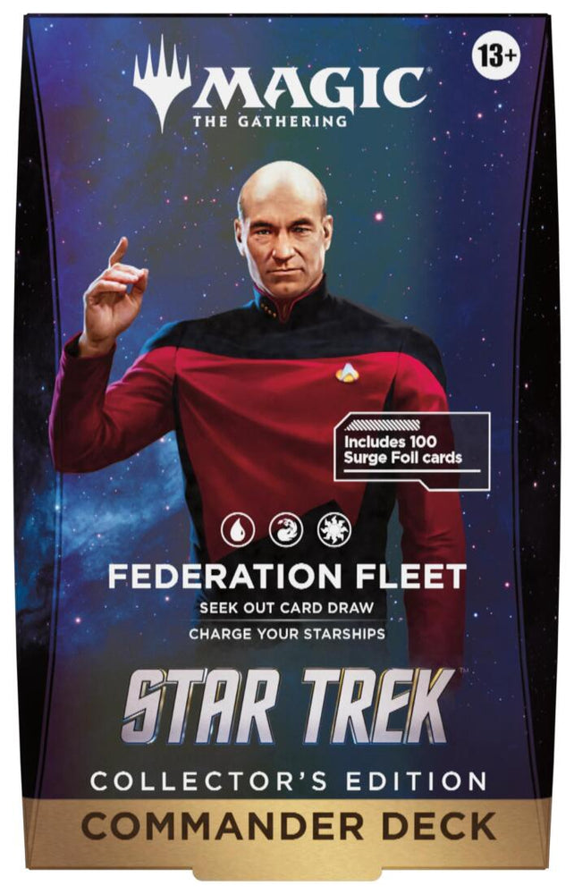 Magic the Gathering Star Trek Collector Commander Federation Fleet