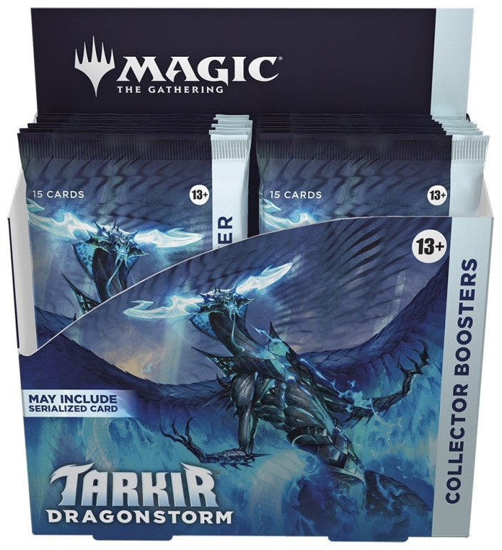 how many cards in a mtg booster box Tarkir Dragonstorm Collector Booster Box