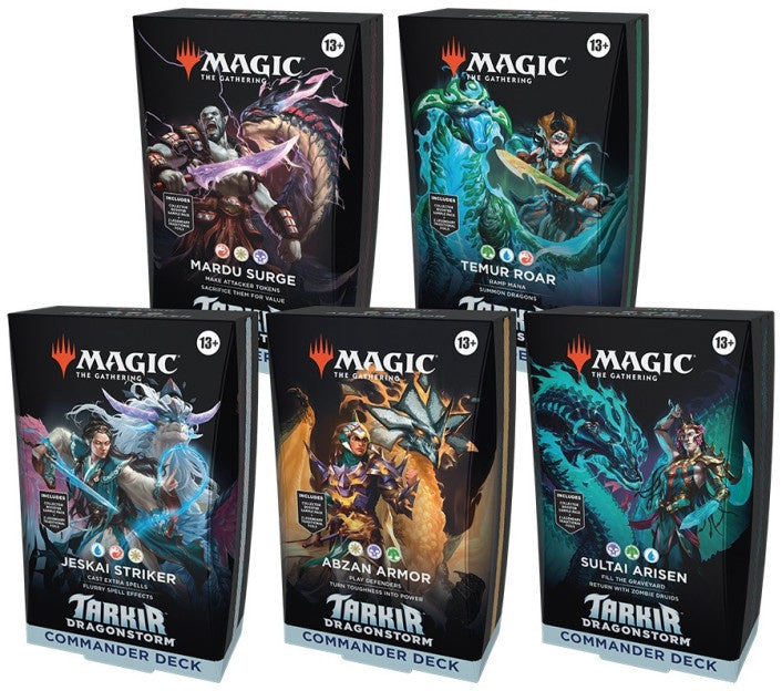 Tarkir Dragonstorm Commander Decks Bundle (All 5)