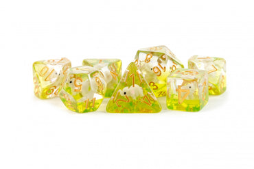 MDG Resin 16mm Poly Dice Set - Elephant Dice