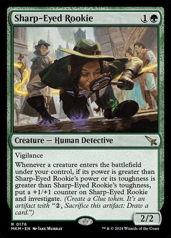 Sharp-Eyed Rookie [Murders at Karlov Manor Prerelease Promos]