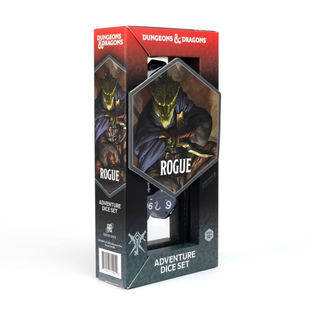 Sirius Dice - D&D Adventure Dice:  Rogue - Purple