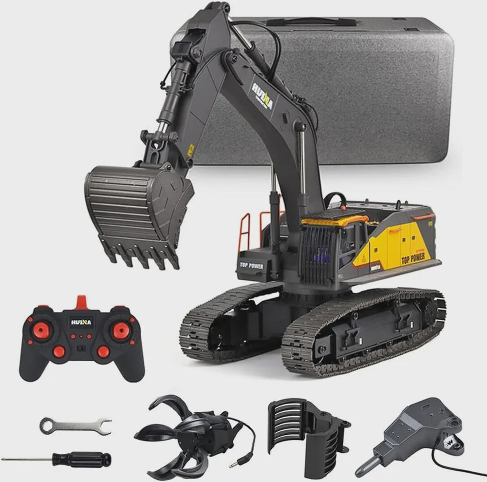 Huina 1/14 RC Excavator (Grey)