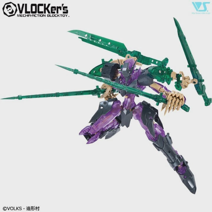 VLOCKer's NEXATE PRIME V-RAID Clear Purple/Black ver. Plastic Model Kit