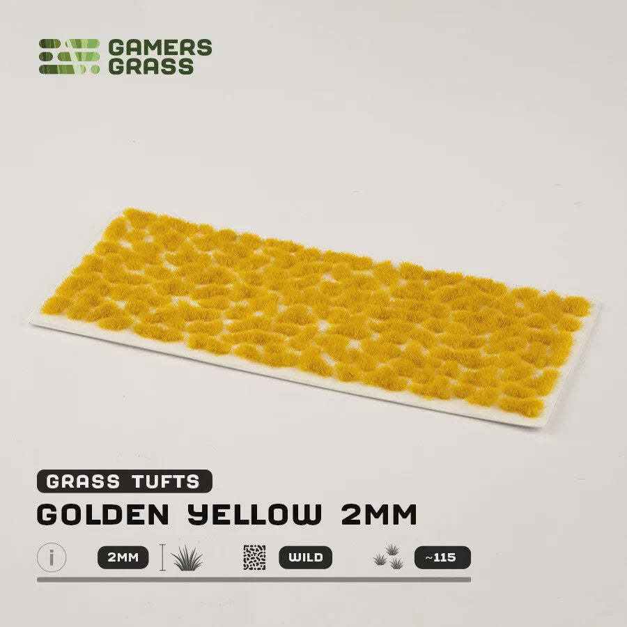 Gamers Grass - Golden Yellow 2mm Wild