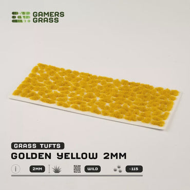 Gamers Grass - Golden Yellow 2mm Wild