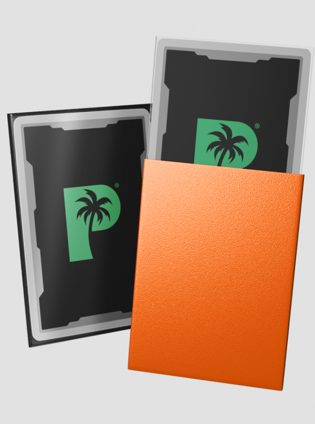 Blackout Deck Sleeves- Matte - Standard Size - Orange