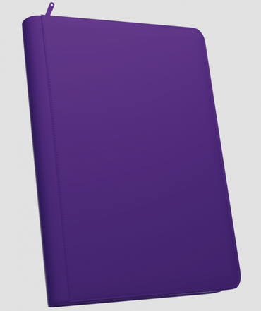 Palms Off Gaming - STEALTH 12 Pocket SIDE LOADER Zip Trading Card Binder - PURPLE