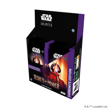 Star Wars Unlimited - Secrets Of Power Carbonite Booster Display