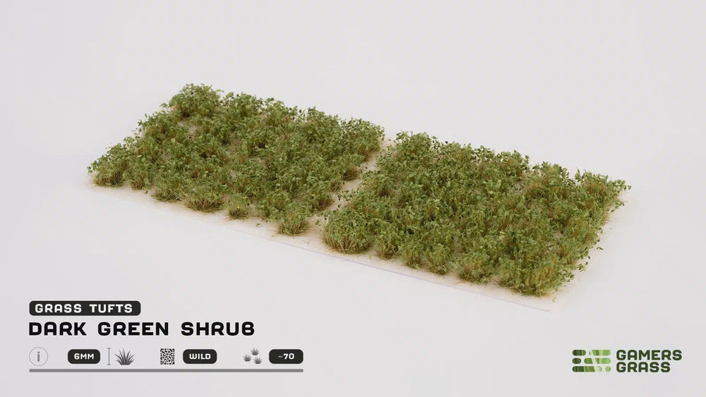 Gamers Grass - Dark Green Shrubs