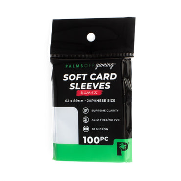 Soft Card Sleeves - Japanese Mini Size - 100pc