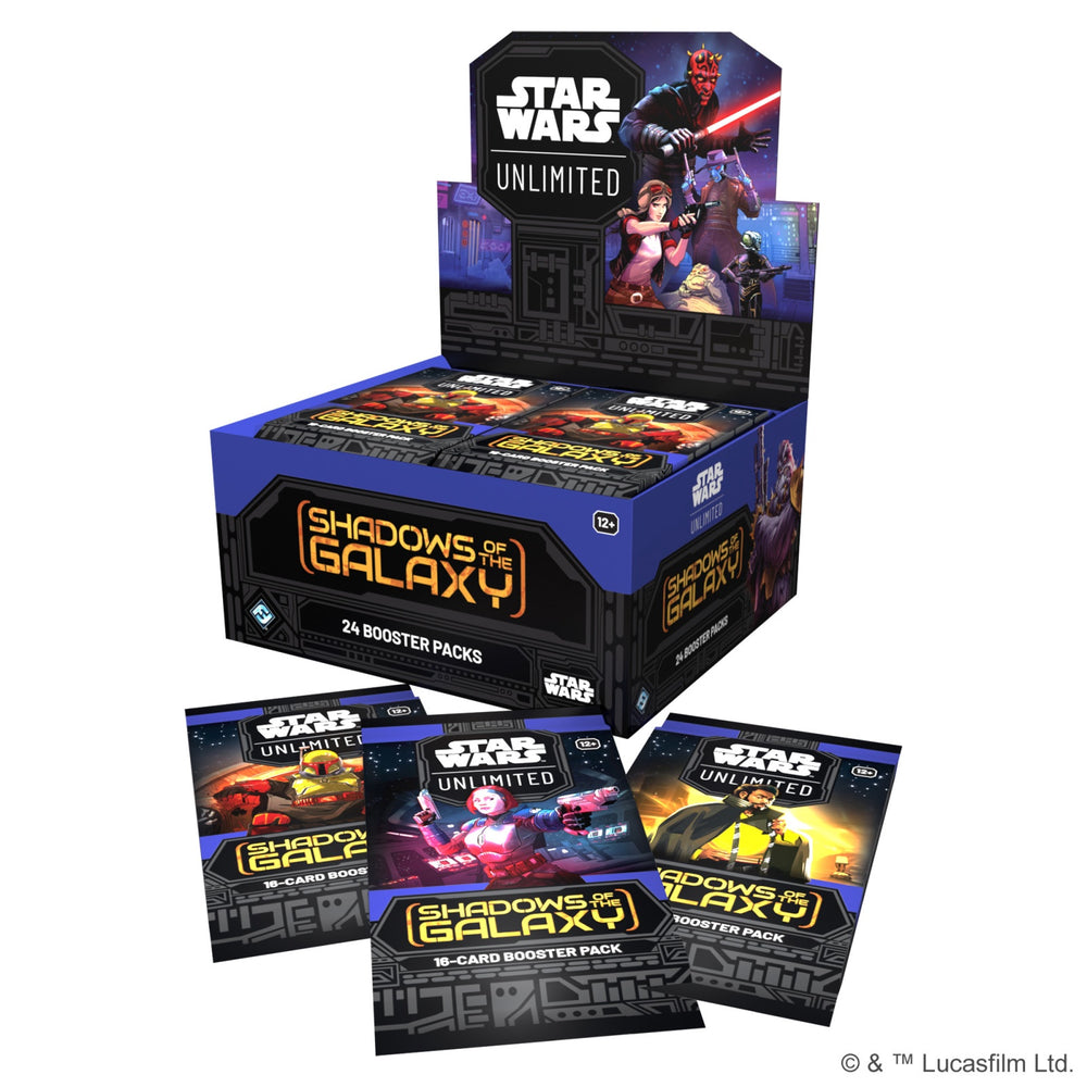 Star Wars Unlimited - Shadows of the Galaxy Booster Display