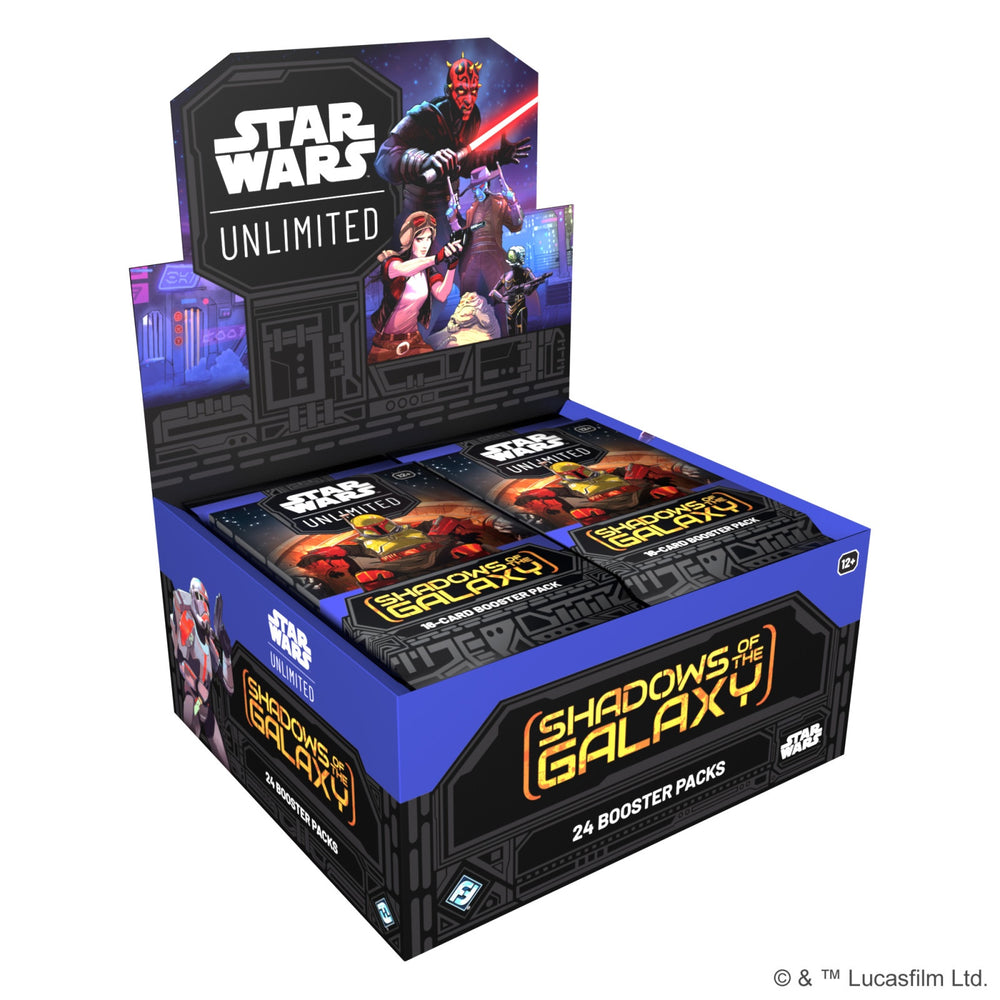 Star Wars Unlimited - Shadows of the Galaxy Booster Display