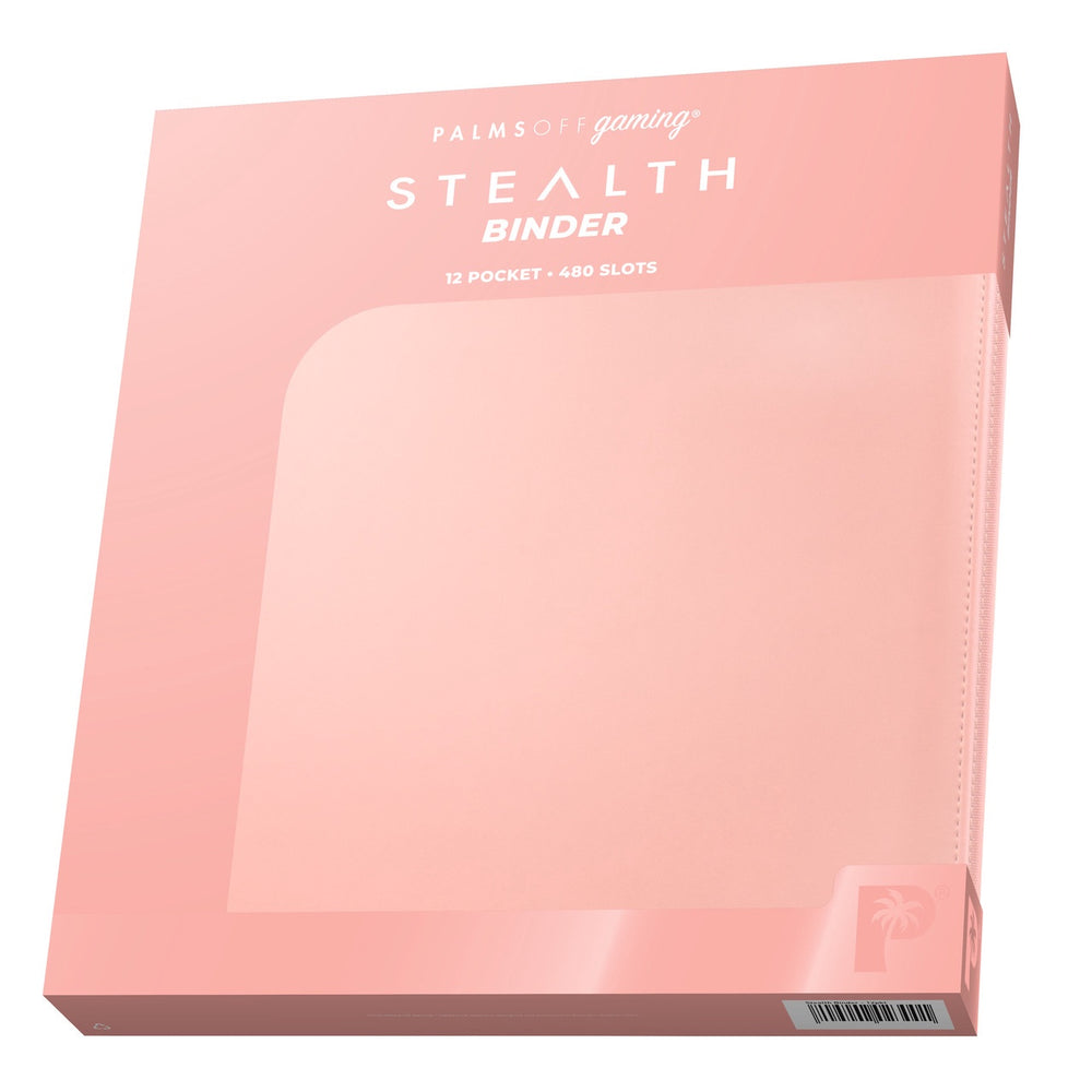 STEALTH 12 Pocket Zip Trading Card Binder - Pink