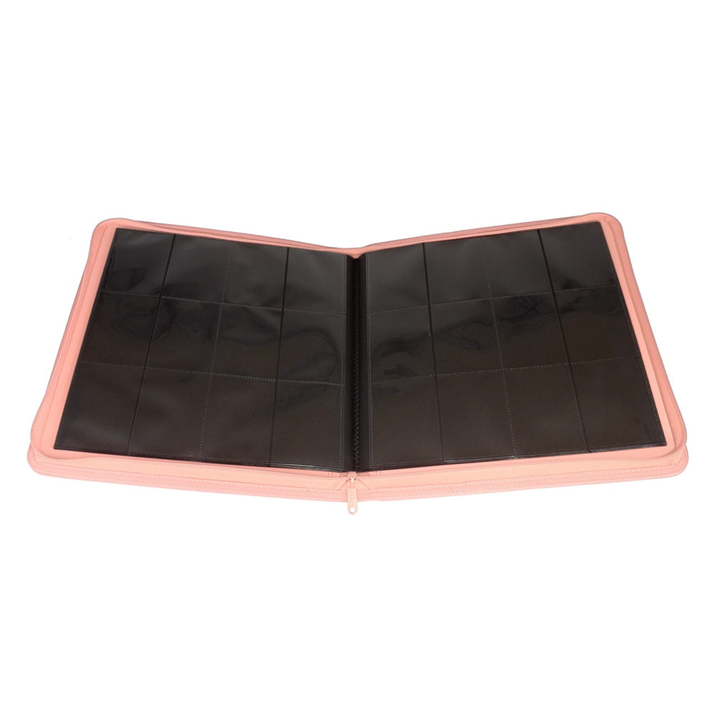 STEALTH 12 Pocket Zip Trading Card Binder - Pink