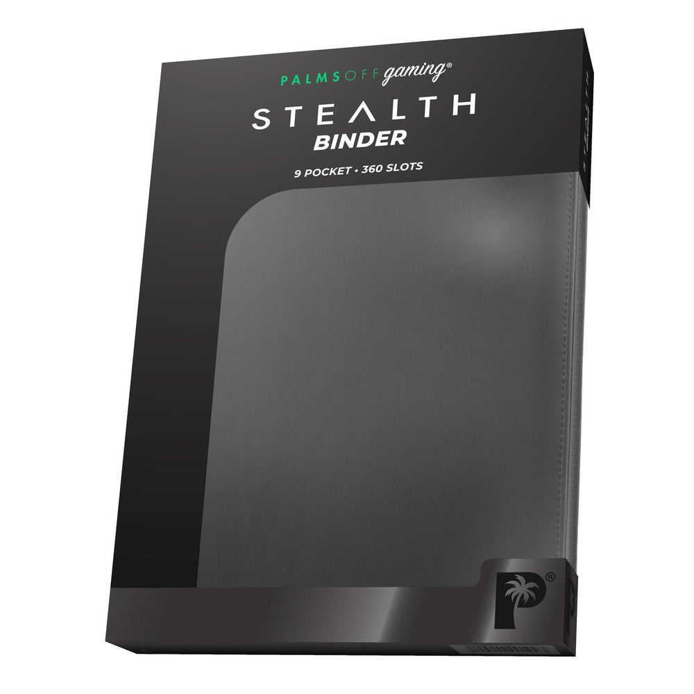 STEALTH 9 Pocket Zip Trading Card Binder - Black