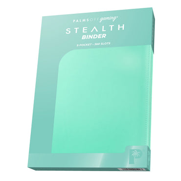 STEALTH 9 Pocket Zip Trading Card Binder - Turquoise