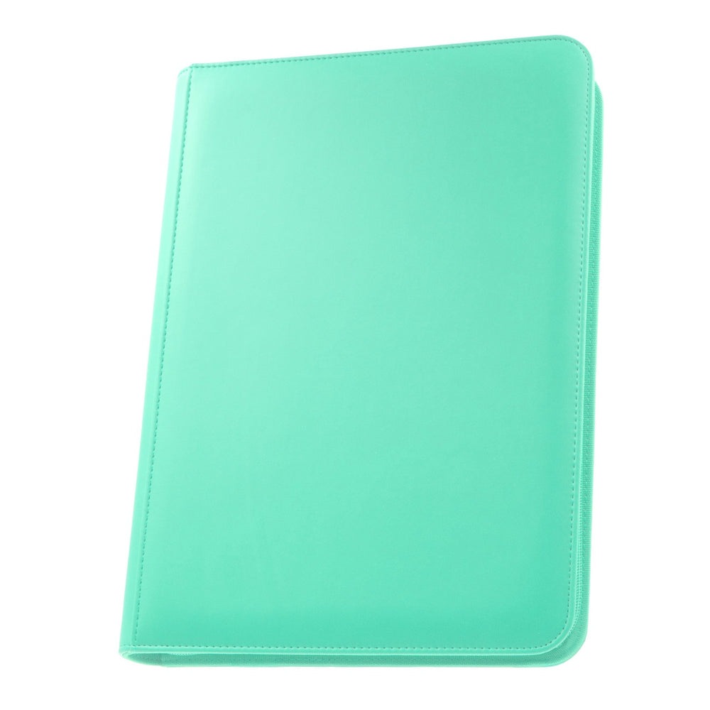 STEALTH 9 Pocket Zip Trading Card Binder - Turquoise