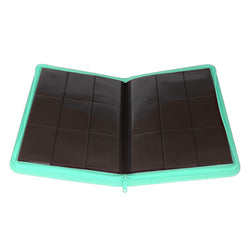 STEALTH 9 Pocket Zip Trading Card Binder - Turquoise