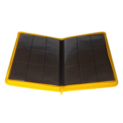 STEALTH 9 Pocket Zip Trading Card Binder - Yellow
