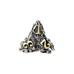 LPG Dice Dragon Rage Dice Set Chrome/Gold