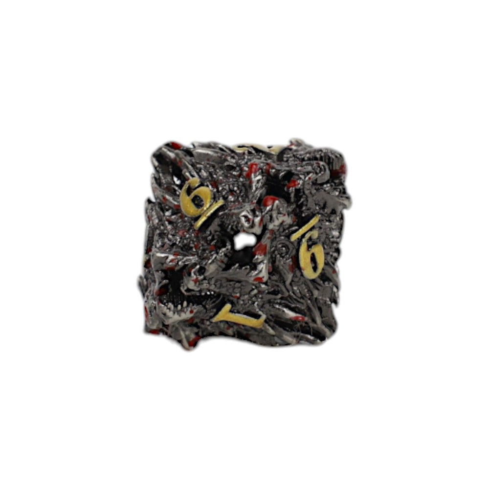 LPG Dice Dragon Rage Dice Set Bloodied Metal