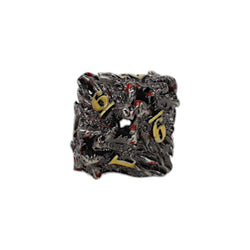 LPG Dice Dragon Rage Dice Set Bloodied Metal