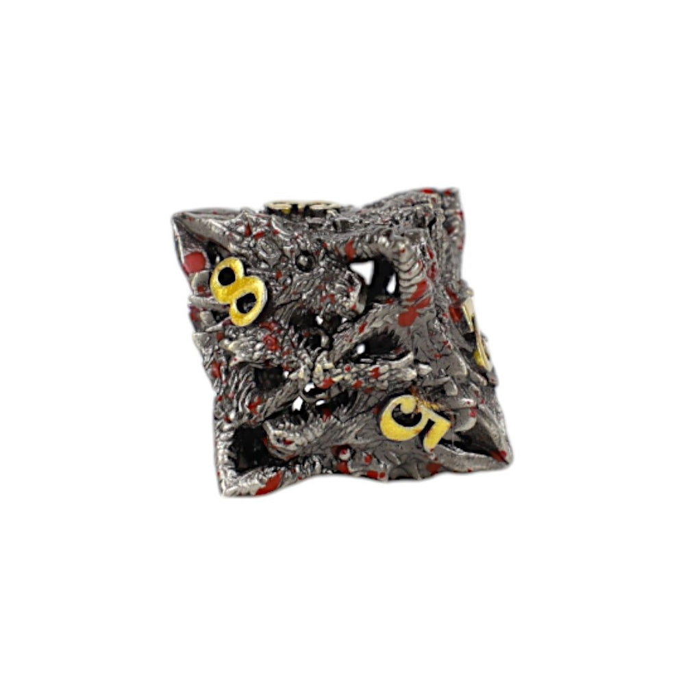 LPG Dice Dragon Rage Dice Set Bloodied Metal
