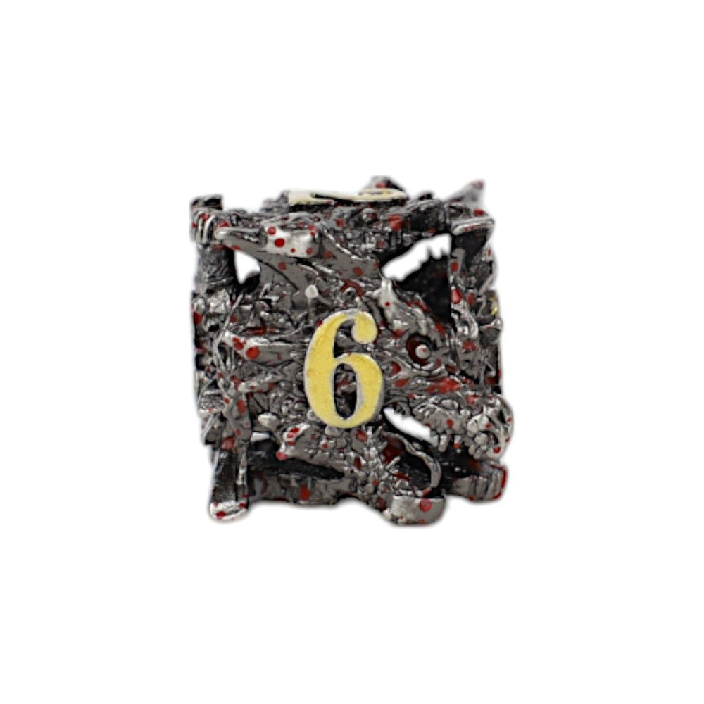 LPG Dice Dragon Rage Dice Set Bloodied Metal