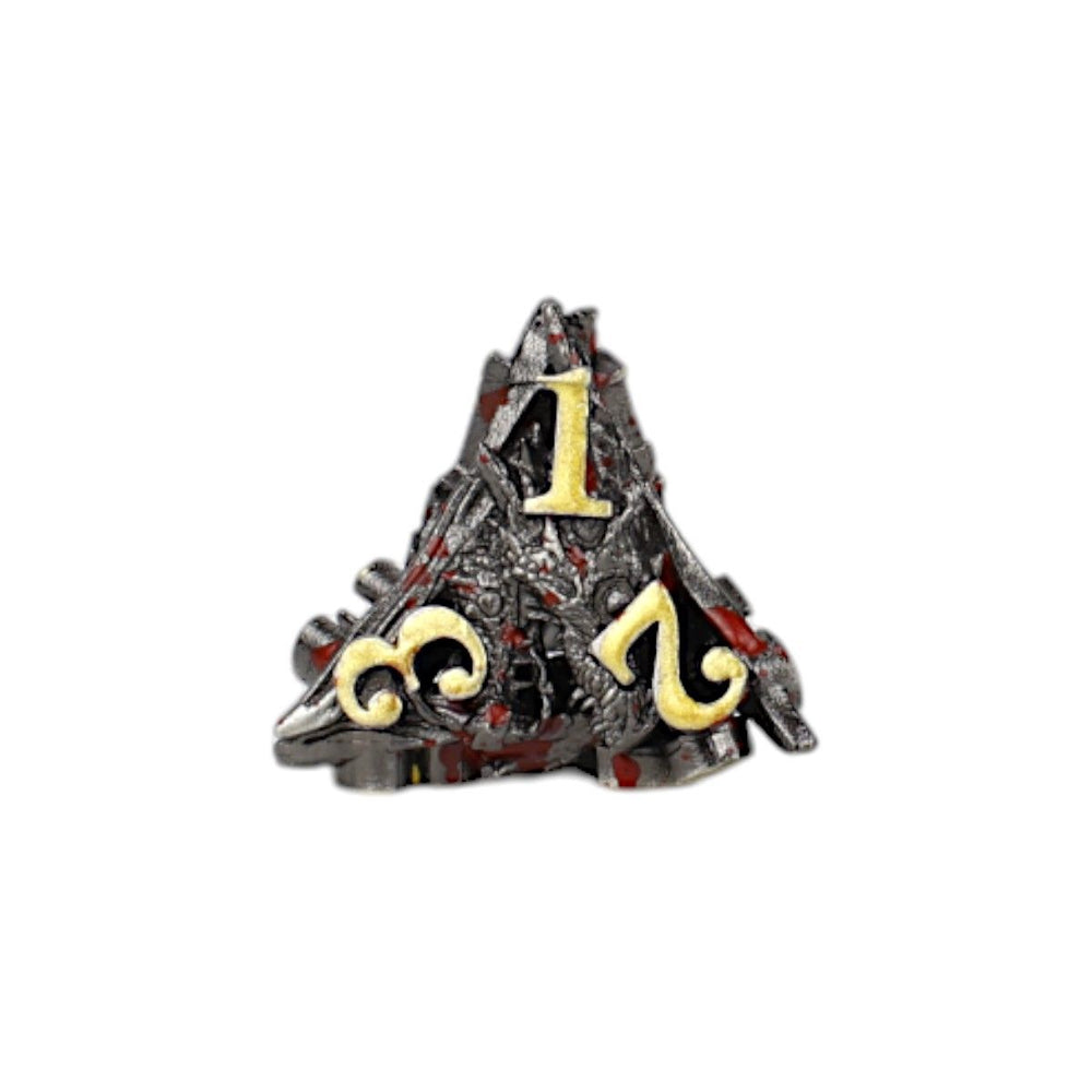 LPG Dice Dragon Rage Dice Set Bloodied Metal