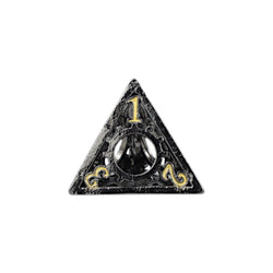LPG Dice Clockwork Sun Dice Set Gold/Black