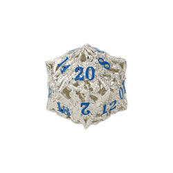 LPG Dice Dragon Rage Dice Set Steel/Blue