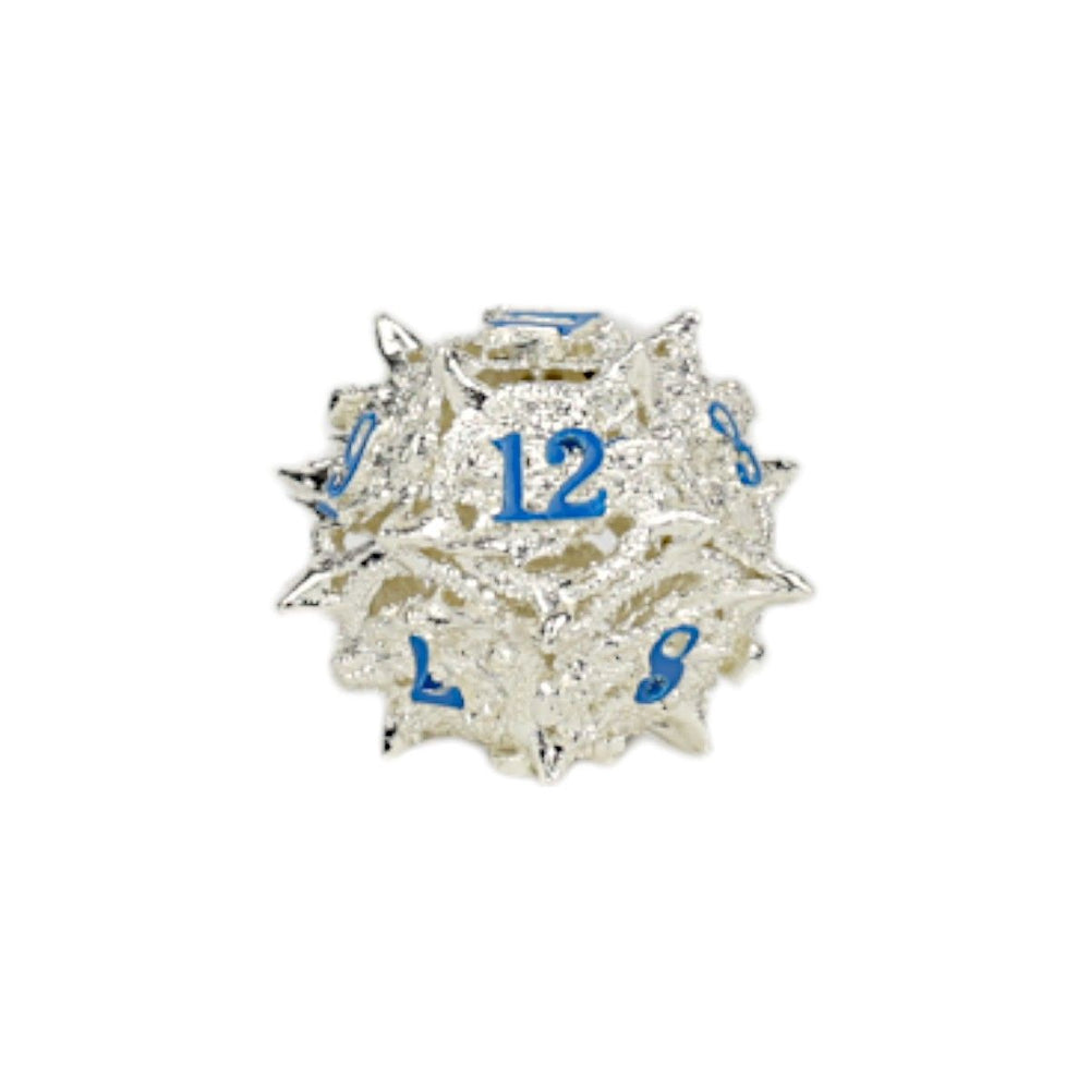 LPG Dice Dragon Rage Dice Set Steel/Blue