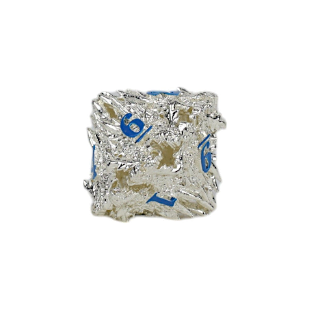 LPG Dice Dragon Rage Dice Set Steel/Blue