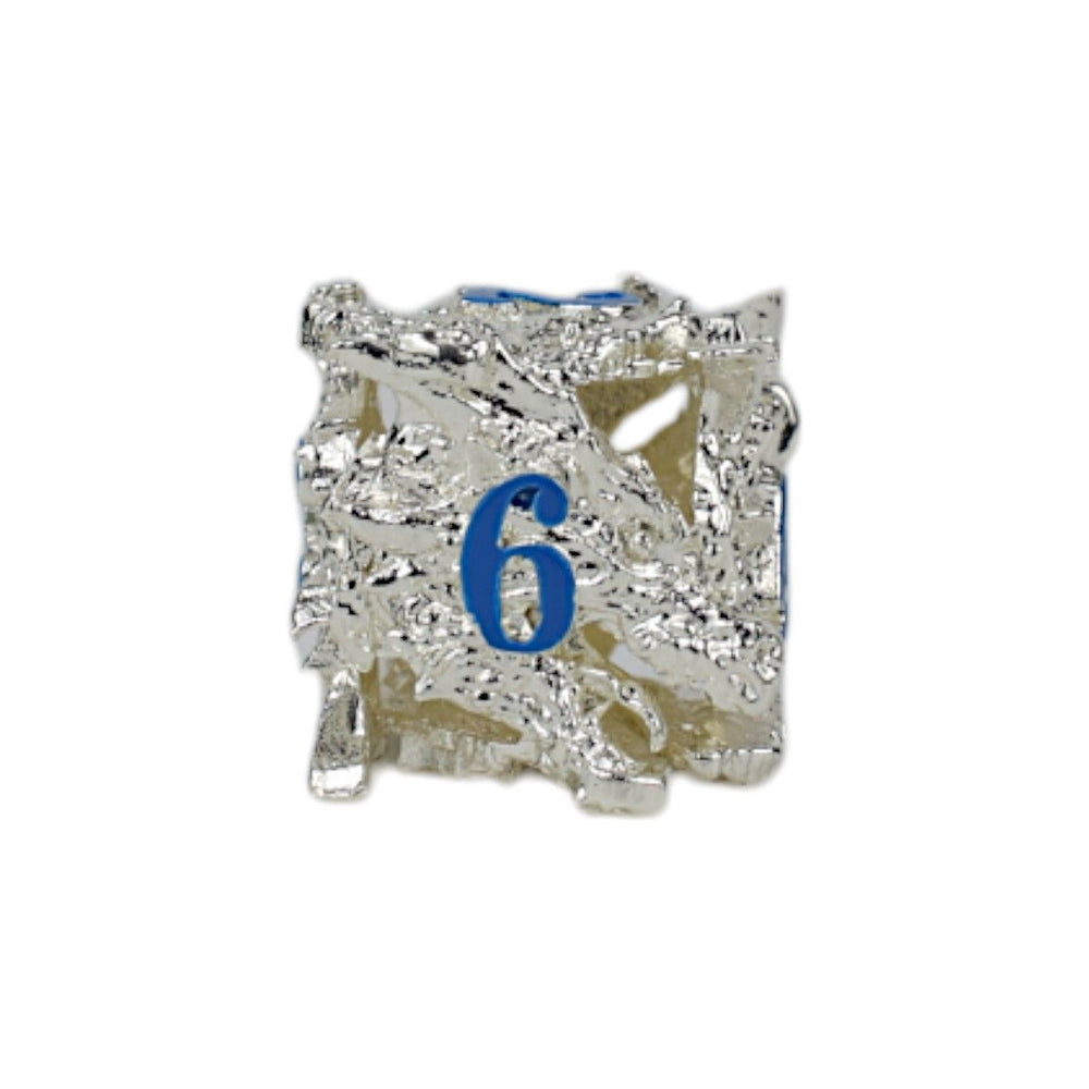 LPG Dice Dragon Rage Dice Set Steel/Blue