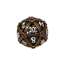LPG Dice Hoard Guardian Dice Set Ancient Bronze/Red