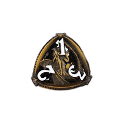 LPG Dice Hoard Guardian Dice Set Ancient Bronze/Red