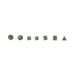 LPG Dice Celtic Hollow Dice Set Old Gold