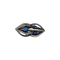 LPG Dice Elliptic Hollow Dice Set Blue