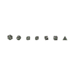 LPG Dice Dragon Hollow Dice Set Metal/Green