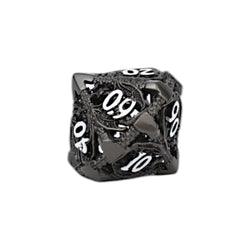 LPG Dice Dragon Hollow Dice Set Metal/Black