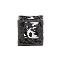 LPG Dice Dragon Hollow Dice Set Metal/Black