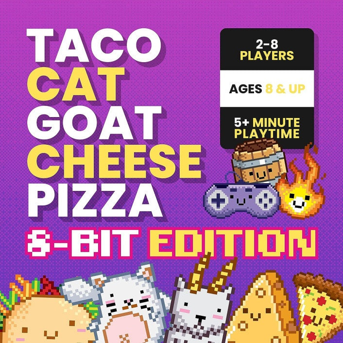 Taco Cat Goat Cheese Pizza 8-Bit Edition