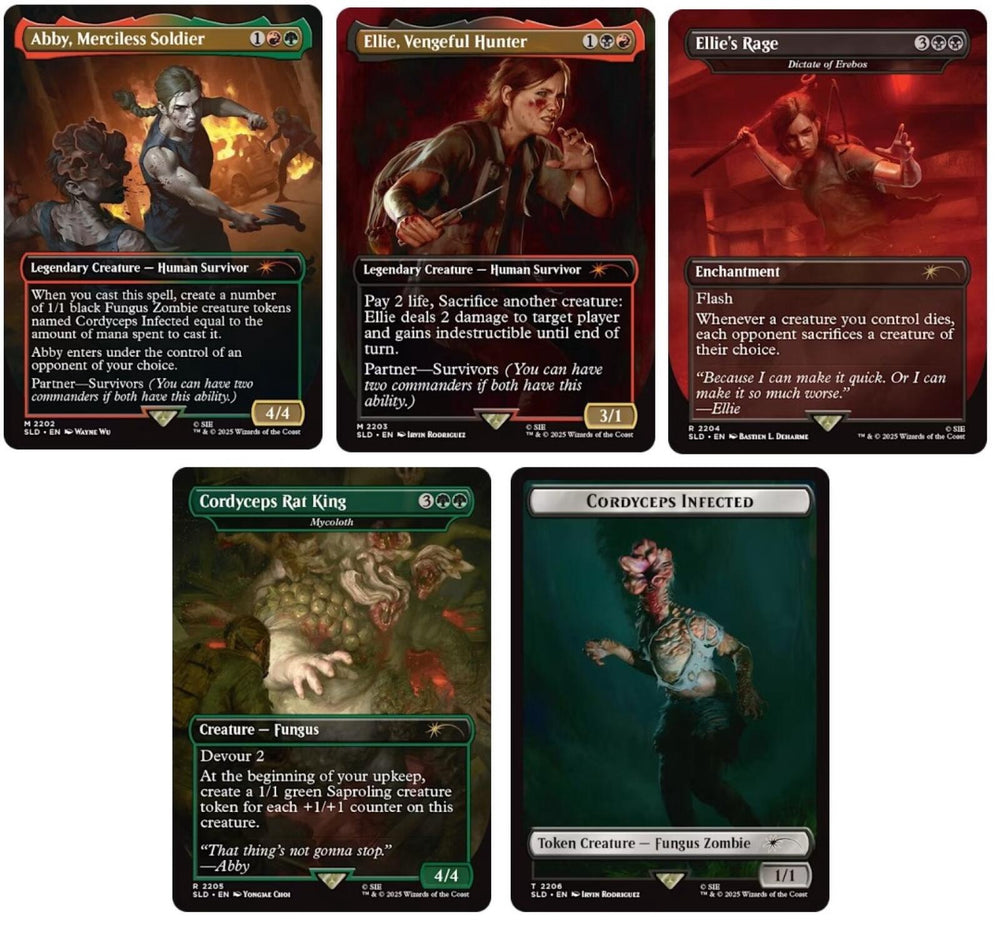 Magic the Gathering Secret Lair Playstation The Last of Us Part II  (Non-Foil)