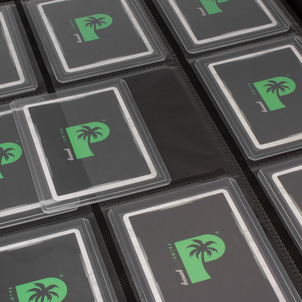 Palms off Gaming Collector's Series Top Loader Zip Binder - CLEAR