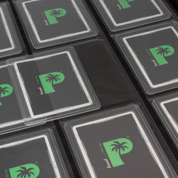 Palms off Gaming Collector's Series Top Loader Zip Binder - CLEAR