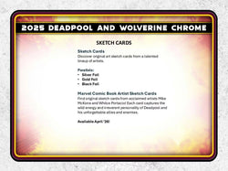 Topps 2025 Marvel Deadpool Chrome Hobby Box