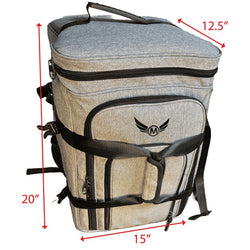 Ultimate Game Night Backpack Bag - Charcoal Grey