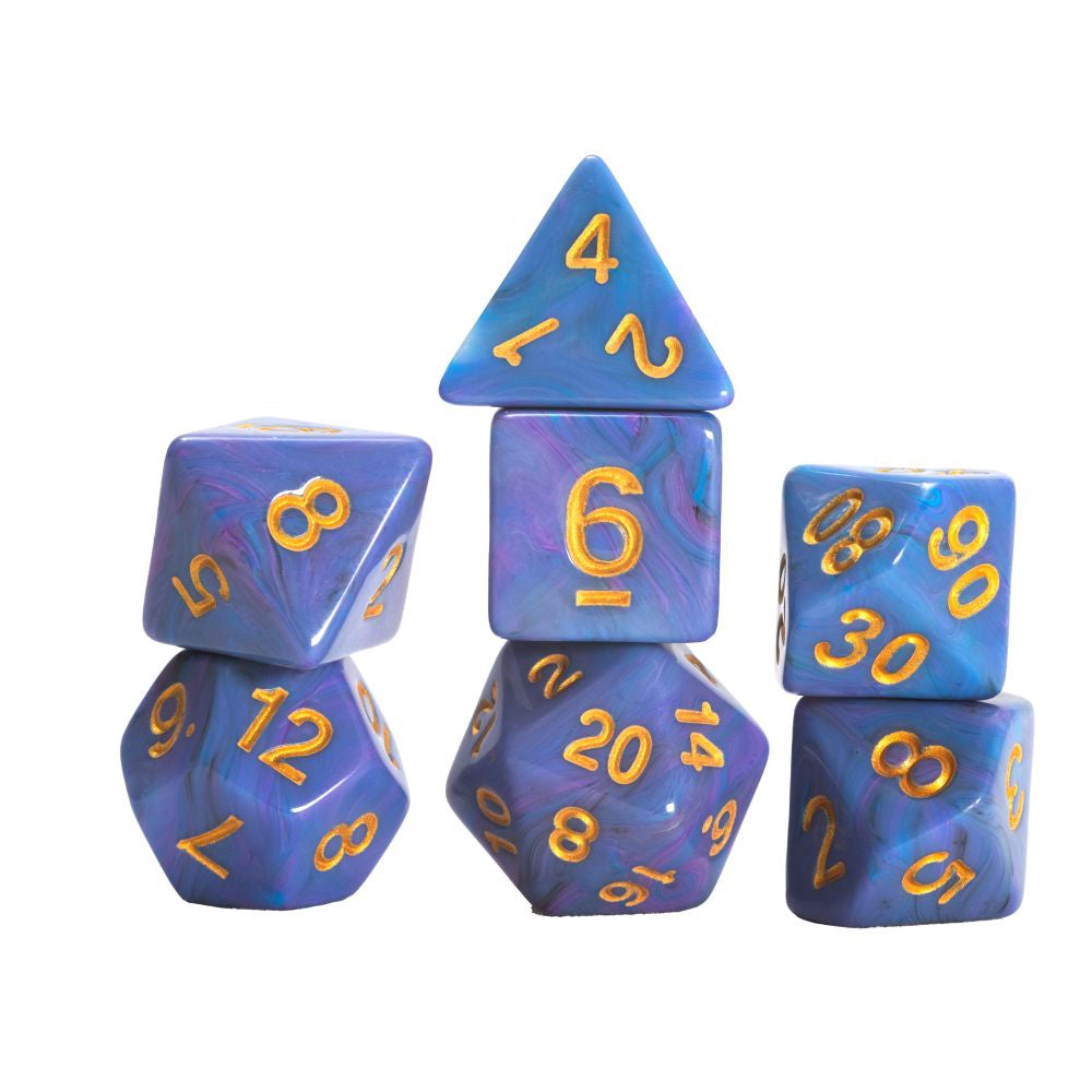 Sirius Dice - Blue Unicorn Dice