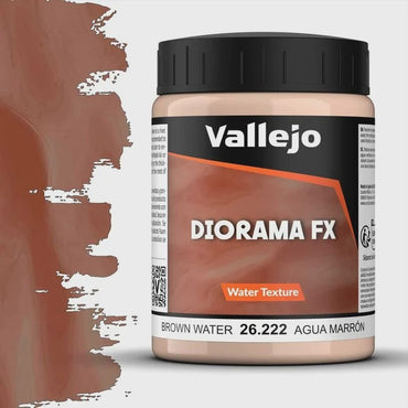 Vallejo Diorama FX Water Textures Brown Water 200ml